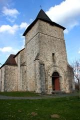 Fototapeta na wymiar Eglise de Saint-julien-le-Vendômois (Corrèze)