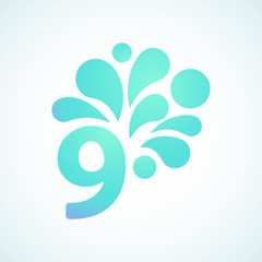 abstract chart infographic