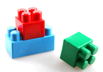 plastic building blocks