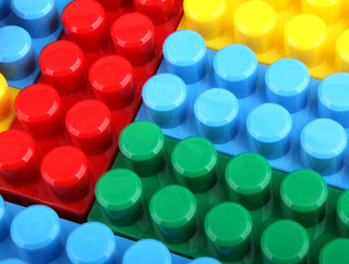 plastic building blocks