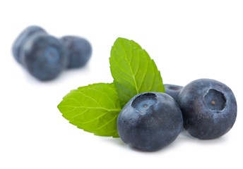 Blueberries isolated_V