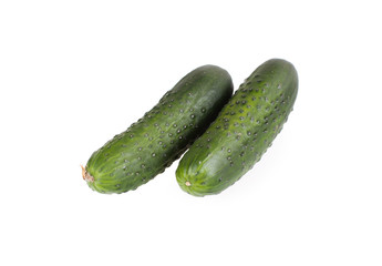 Cucumber isolated on white background
