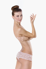 Slender girl