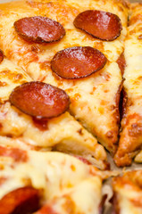 Hot Salami Pizza