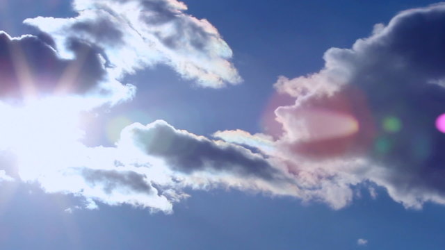 time-laps of clouds