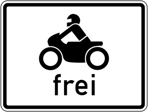 Kraftr&auml;der, auch mit Beiwagen, Kleinkraftr&auml;der und Mofas frei