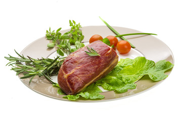 Smoked beef