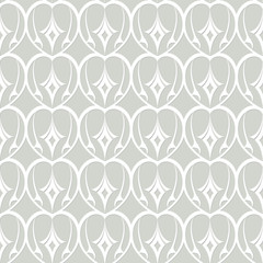 seamless pattern with paper hearts