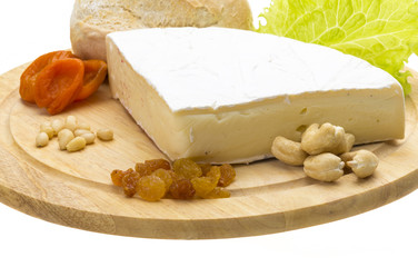 piece of Brie cheese