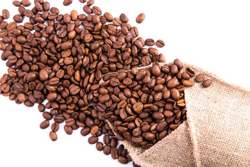 Coffee beans as a background