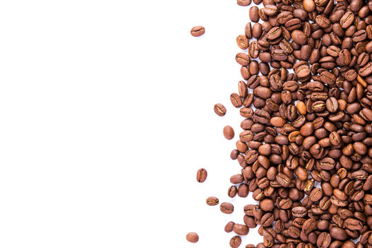 Coffee beans as a background
