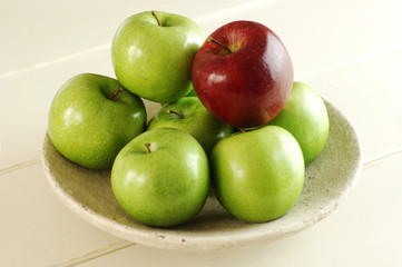 Red and Green Apples