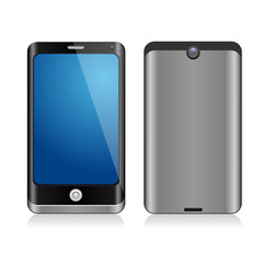 Mobile phone vector isolated