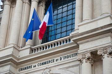 Naklejka premium Chambre de commerce et d'industrie à Paris