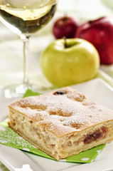 Apple cake with Riesling