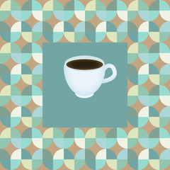 Template coffee menu background