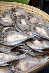 Basket filled of fish