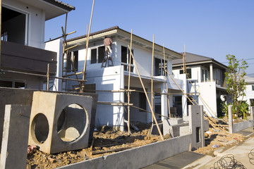 Houses Under Construction
