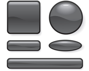 Set of button different form