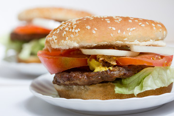 fresh made Hamburgers