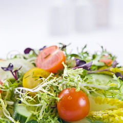 salad with tomatoes