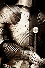 Close up of armor