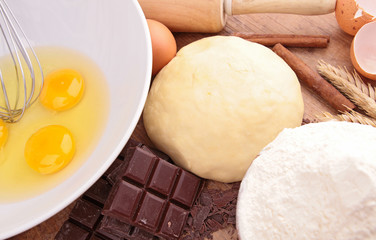 close up on ingredients