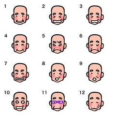 Fototapeta premium 表情