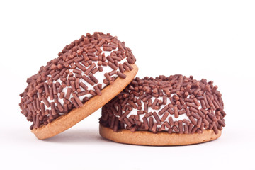 marshmallow cookie with sprinkles