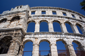 Obraz premium Roman amphitheater in Pula