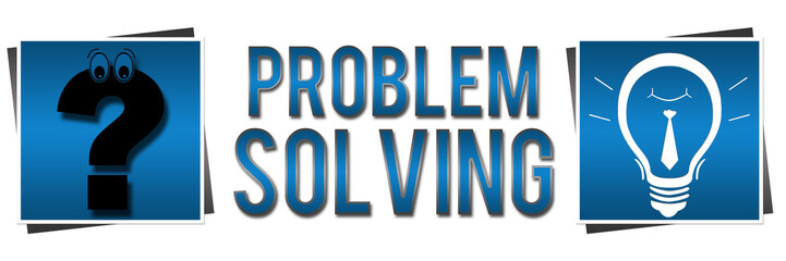 Problem Solving Blue Banner