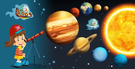 The aliens theme- ufo - for kids © honeyflavour