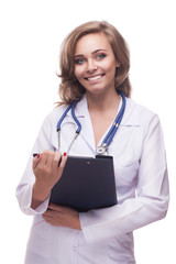 smiling woman doctor