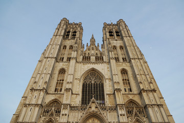 Fototapeta na wymiar Kathedrale St. Michael und St. Gudula, Brüssel