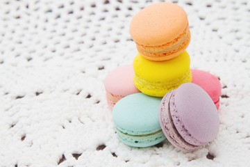 Pastel colorful macaroon