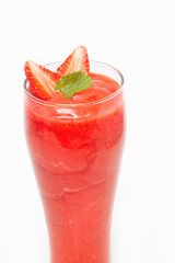 Fresh Strawberry smoothie , juice for healthy