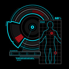 Health scanner interface