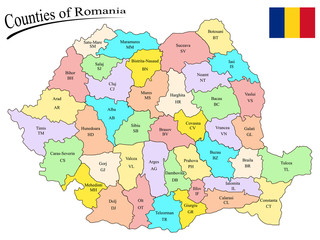 counties of romania