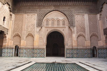 Morocco Marrakesh Ali Ben Youssef Medersa Islamic - 50932477