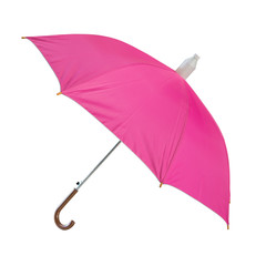 A pink umbrella