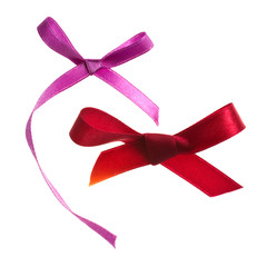 red gift bow