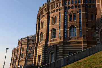 Fototapeta premium Famous old Gasometers in Vienna, Austria