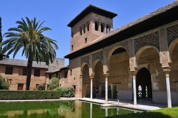 El Partal en La Alhambra, Granada.
