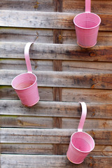 Blumenkübel aus Blech