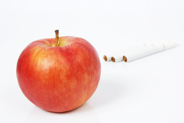 apple and cigarettes