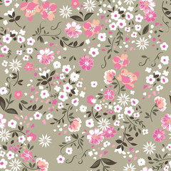cute white ditsy seamless background