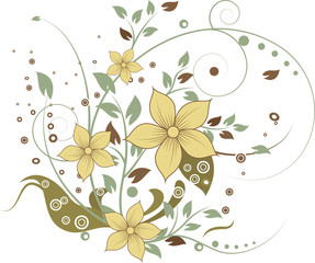 Abstract floral background