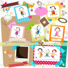 kids and photo frames