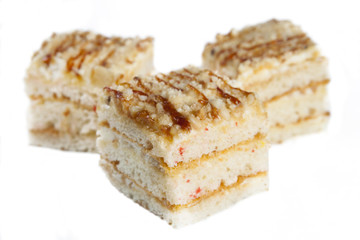 cake isolated on white background