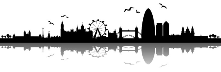 Skyline London - obrazy, fototapety, plakaty